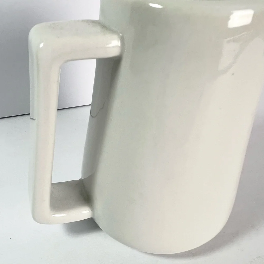 Vintage White creamer small pitcher‎ Farmhouse cottagecore decor